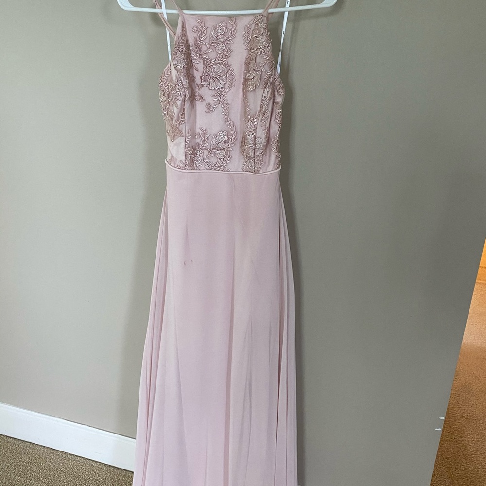Lulu’s Blush Pink Maxi Dress
